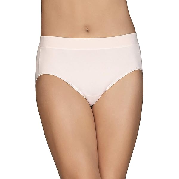Vanity Fair Women's Beyond Comfort Hipster Panty 18212, NH SHEER